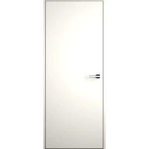 Дверь межкомнатная скрытая левая (на себя) Invisible 80x230 см эмаль цвет Белый с замком 86586826 STLM-2210017