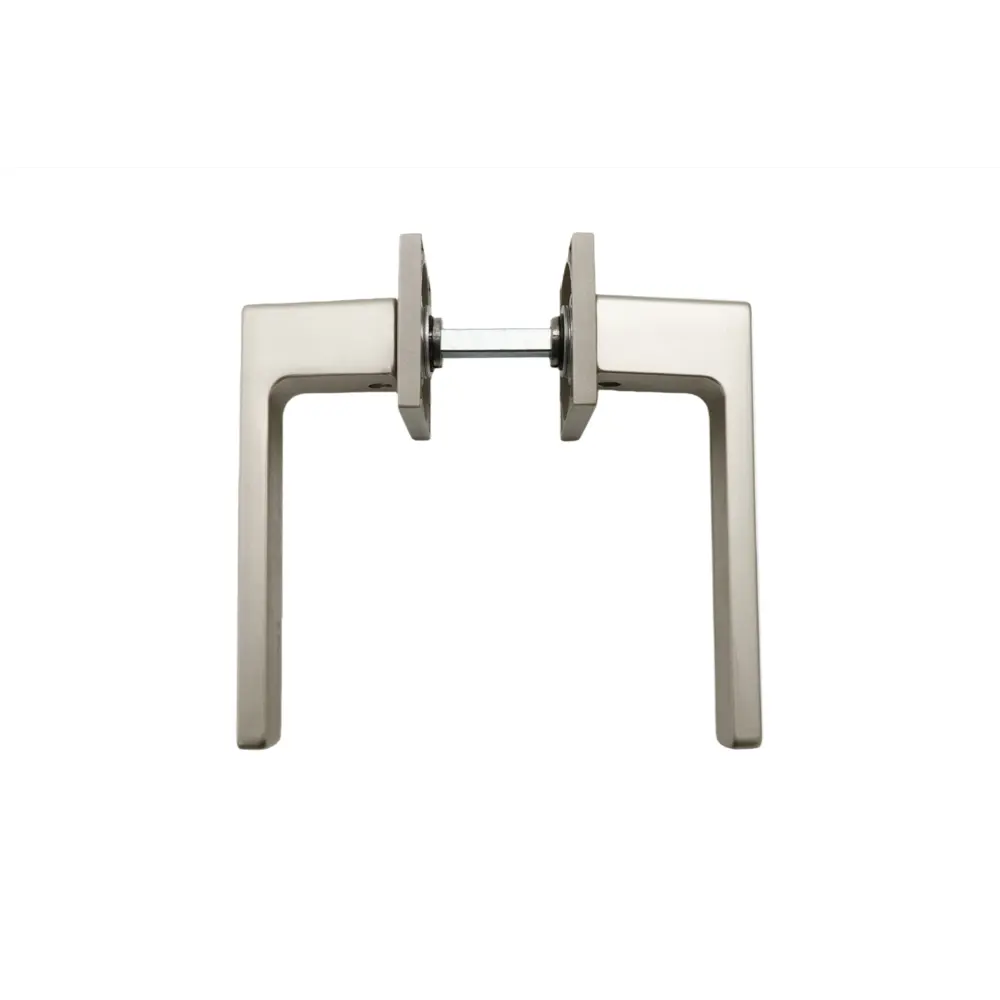 Дверная ручка на розетке Edson EDS-25-Q2 без запирания цвет никель STLM-2017687 - Вид №1