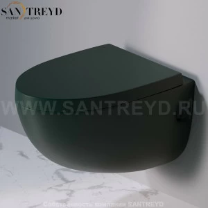 S511.143 Подвесной унитаз настенный Зеленый A. e T. Italia OVAL Италия