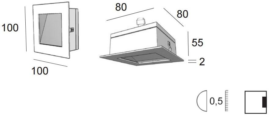 BEL-LIGHTING Ступень алюминиевый светодиодный  1188  - Вид №2