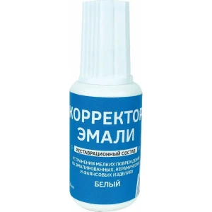 91584257 Корректор эмали Новатор 17548 цвет белый 20 мл STLM-0857054