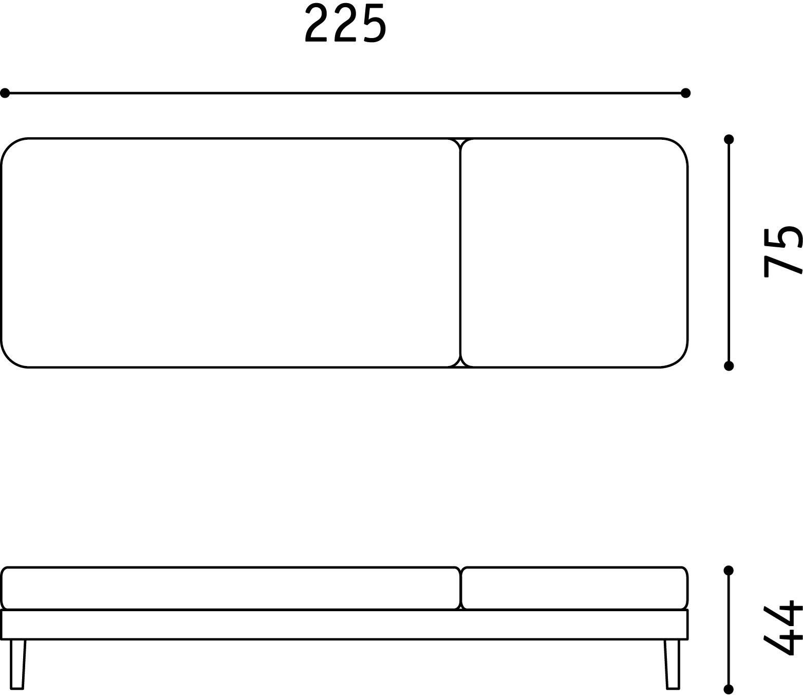 Febal Casa Модульный диван со съемным чехлом с шезлонгом sun-id-1463873 - Вид №8