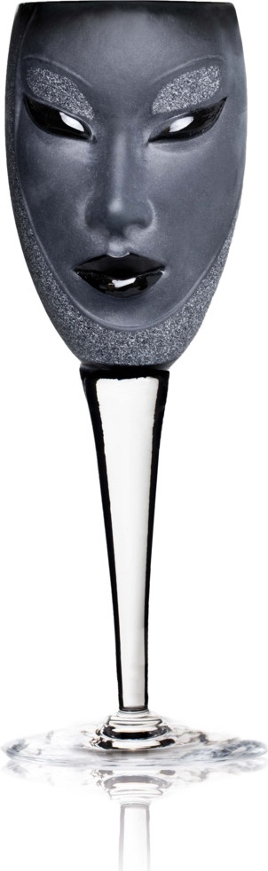 10663769 MALERAS Бокал для белого вина MALERAS "Электра", 450мл, черный, хрусталь Хрусталь 