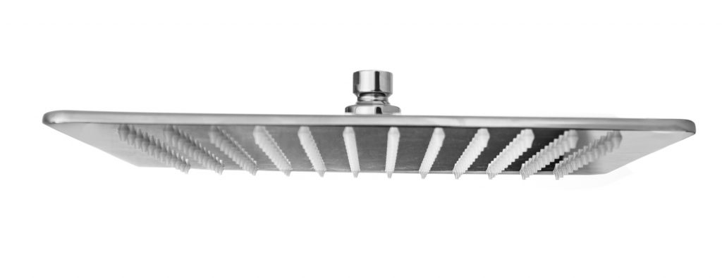 883 / 40Q7PR 400x400 мм. душевая лейка стальная квадратная, 7 мм. толстый. Bongio Wellness 883/40Q7PR