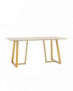 Обеденный стол золотистый 160х90 см "Даллас" STOOL GROUP  00-3946095 Золото