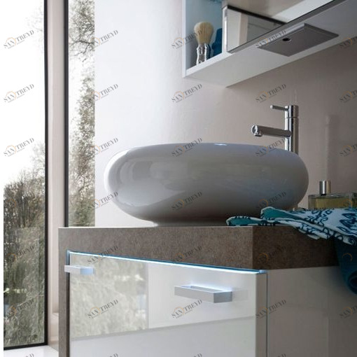 5494 Накладная раковина на столешницу  овальная Arbi 