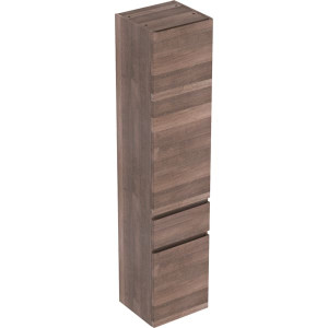 869003000 Высокий шкафчик Geberit Renova Plan с двумя дверями и одним выдвижным ящиком Geberit