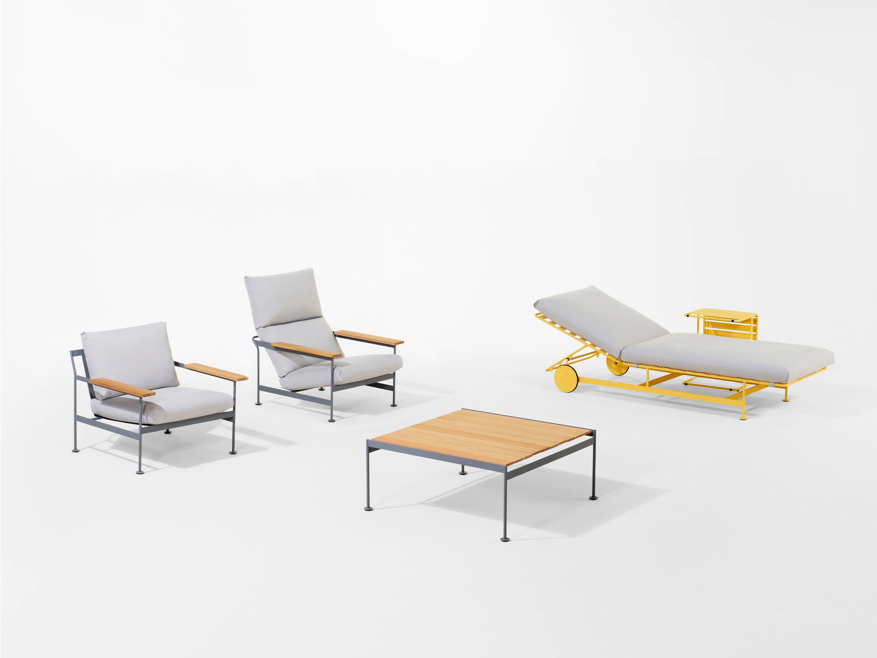 Мягкое тканевое садовое кресло с подлокотниками prostoria Jugo ARCH-00009532