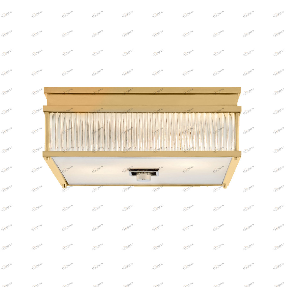 Светильник потолочный 14х40 см латунь Stamford BRCH9005-AB DELIGHT COLLECTION ДИЗАЙНЕРСКИЕ 00-3882406 Золото;прозрачный 