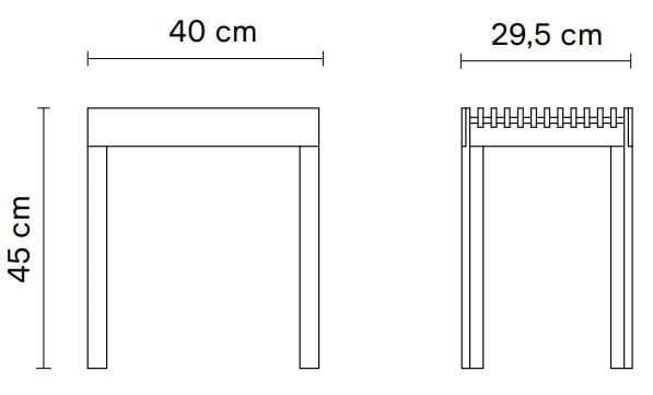 Дубовый табурет Form & Refine Легкая ARCH-00105000 - Вид №6