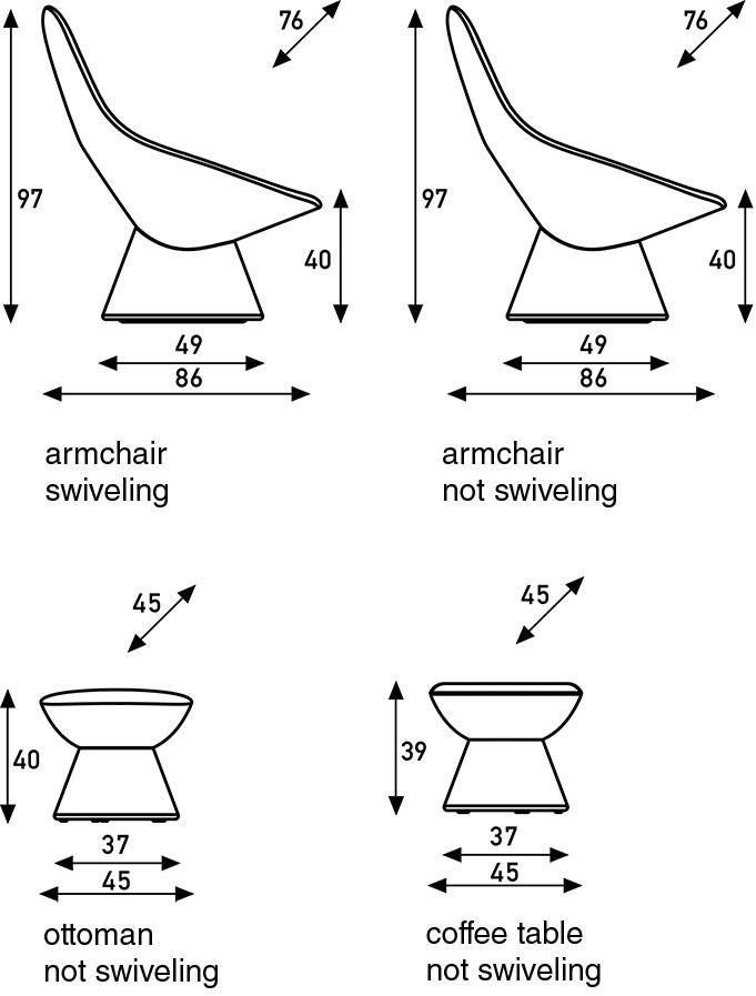 Artifort Подставка для ног / журнальный столик Pala sun-id-1474853 - Вид №7