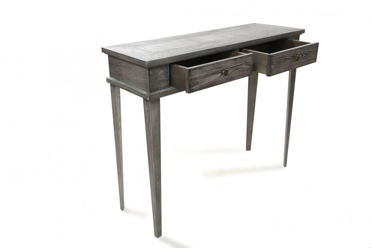 Консоль с ящиками прямоугольная серая Pate PUSHA PUSHA 061009 Серый  - Вид №1