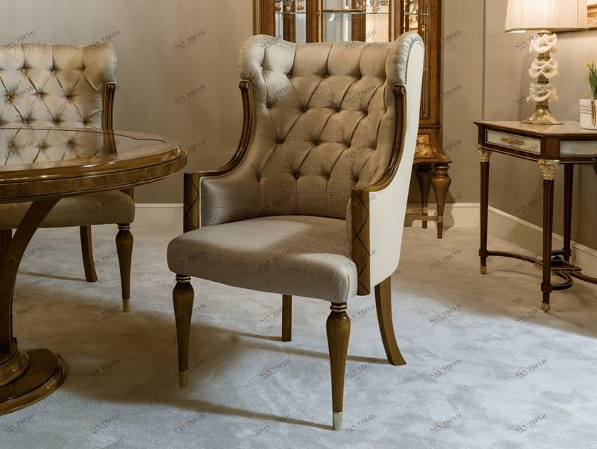 Bellotti Ezio Стул из ткани с тафтингом и подлокотниками 1430 1438 