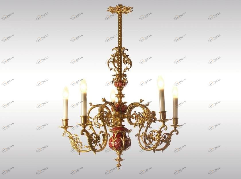 Woka Lamps Vienna Керамическая люстра в классическом стиле sun-id-1442538