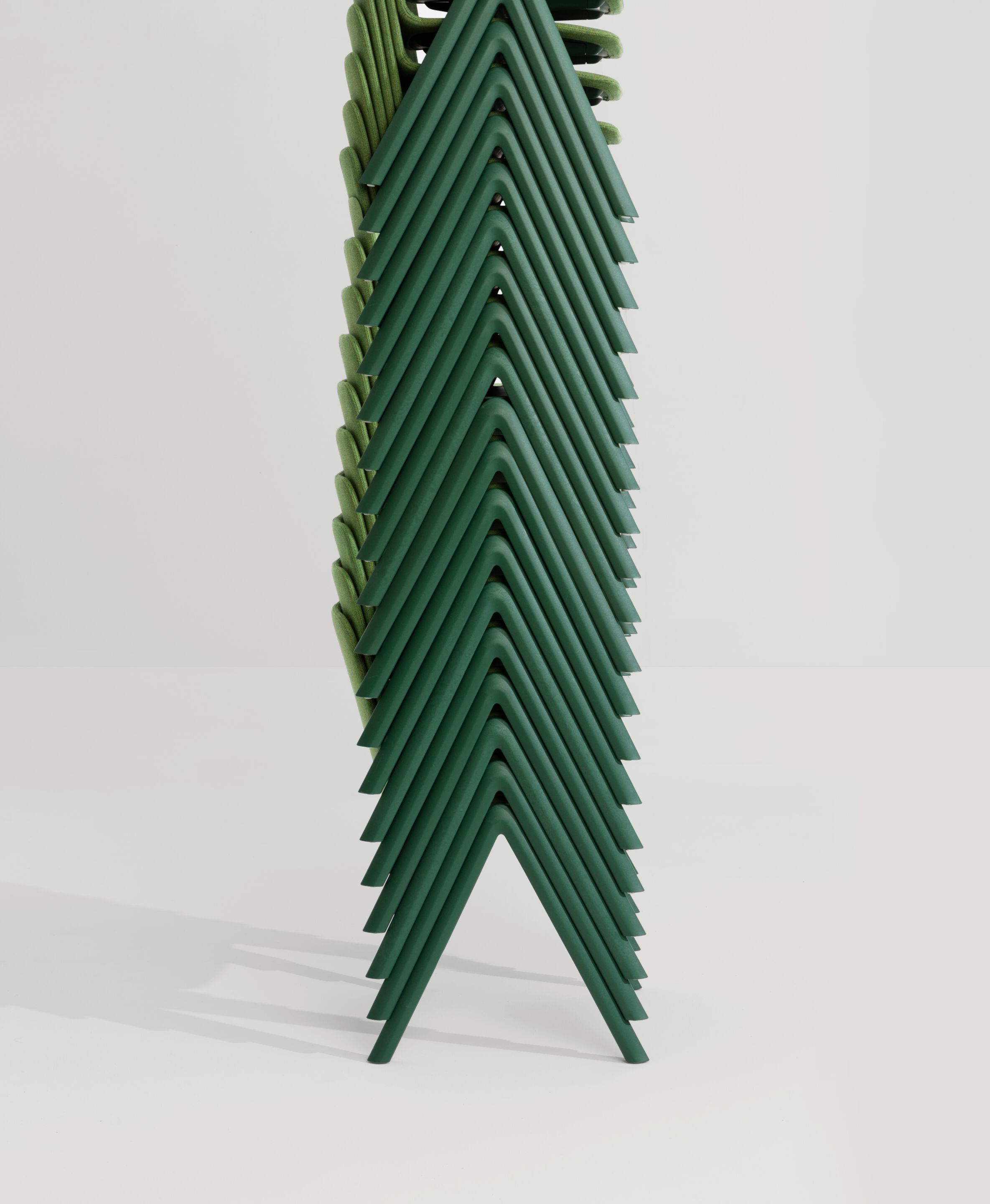 Штабелируемый стул из ткани Midj стек ARCH-00067146 - Вид №3