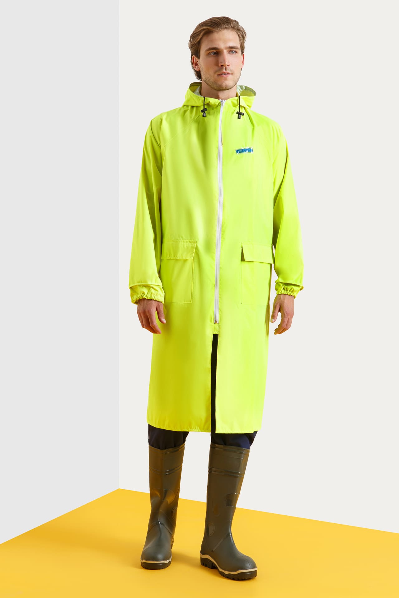 4958074 Плащ влагозащитный " WPL" лимонный POSEIDON  Непромокаемая спецодежда  размер 56-58  - Вид №1
