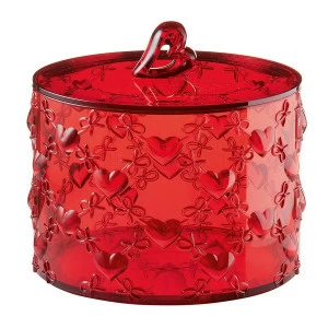 Банка с крышкой 14 cм красная Love GUZZINI  00-3870253 Красный