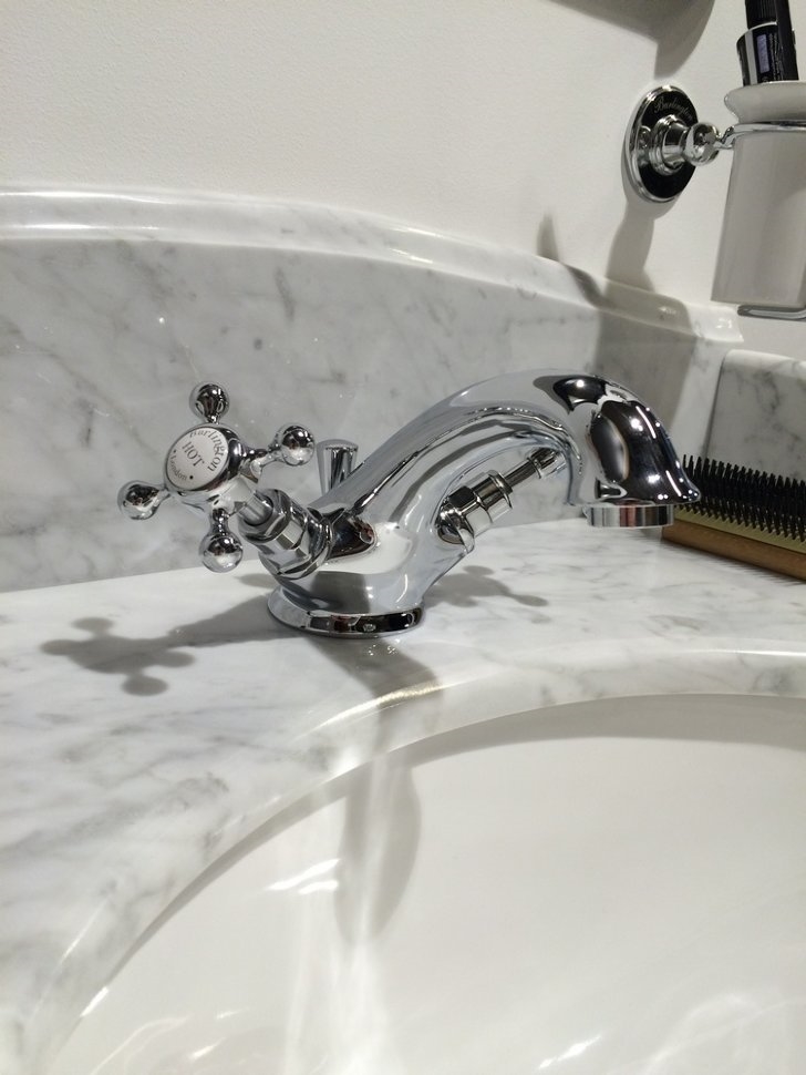 Смеситель на 1 отверстие, с донным клапаном [STA11]  Burlington STA11  - Вид №4