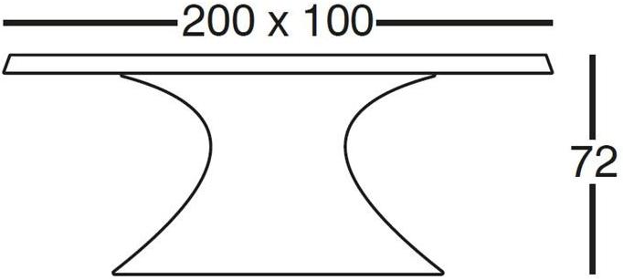 VONDOM Садовый стол Rest sun-id-1477175 - Вид №1
