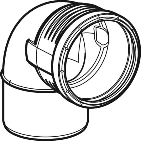 390.120.14.1 Отвод Geberit Silent-PP Geberit  - Вид №10