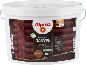 84586778 Лазурь акриловая палисандр 10 л STLM-0052363 ALPINA