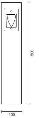Cariboni group Светодиодный столб Fin sun-id-1454697 - Вид №4