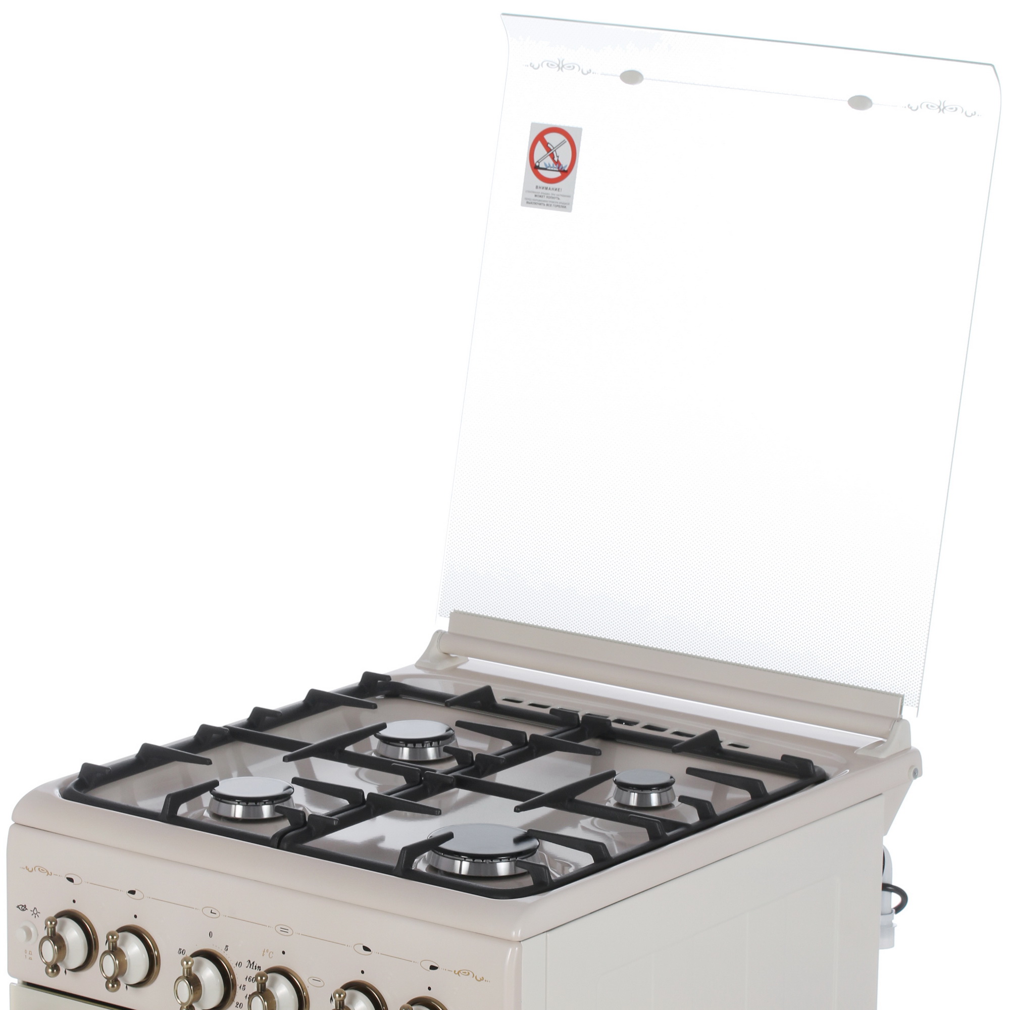 1182136 Газовая плита Gefest ПГ 5100-02 0182 бежевый STDN-0014545 - Вид №6