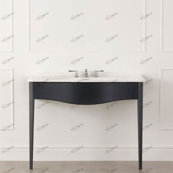 Тумба для ванной с раковиной антрацит Lavello 114 LAV-N-114-AN-IO Victoria + Albert LAVN114ANIO