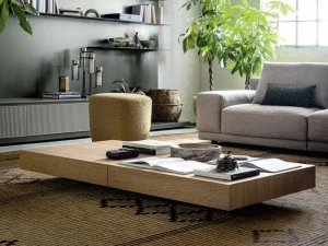 Novamobili Низкий квадратный журнальный столик Shadows