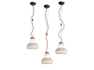 Стеклянный подвесной светильник