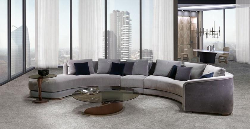 Carpanelli Круглый журнальный столик из дерева и стекла Carpanelli contemporary 2013 Tl42-/b-c - Вид №2