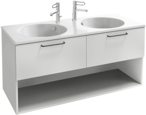 EB2555-R9-NR4 Тумба для столешницы 120 см, 2 ящика/1 ниша, черная ручка JACOB DELAFON ODÉON RIVE GAUCHE