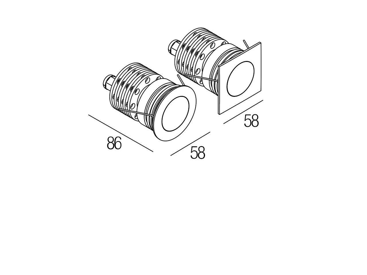 Утопленный светодиодный прожектор Flexalighting FLY 6 ARCH-00121092 - Вид №2