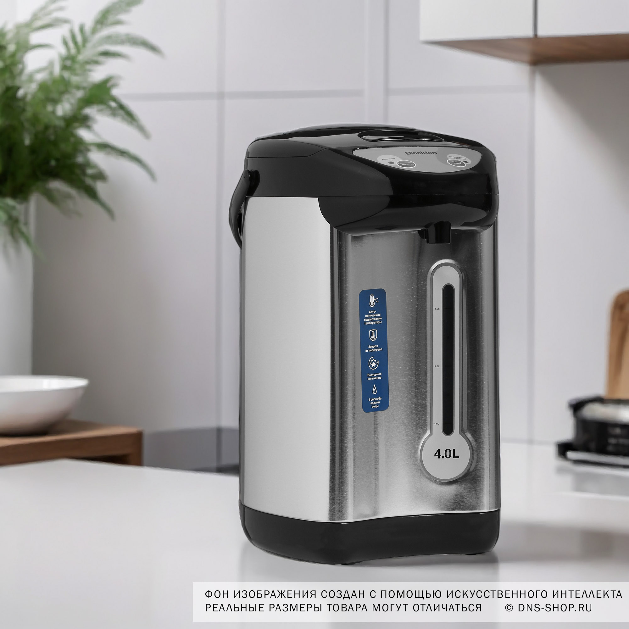 8195151 Термопот Blackton Bt TP432 серебристый STDN-0064446 - Вид №9