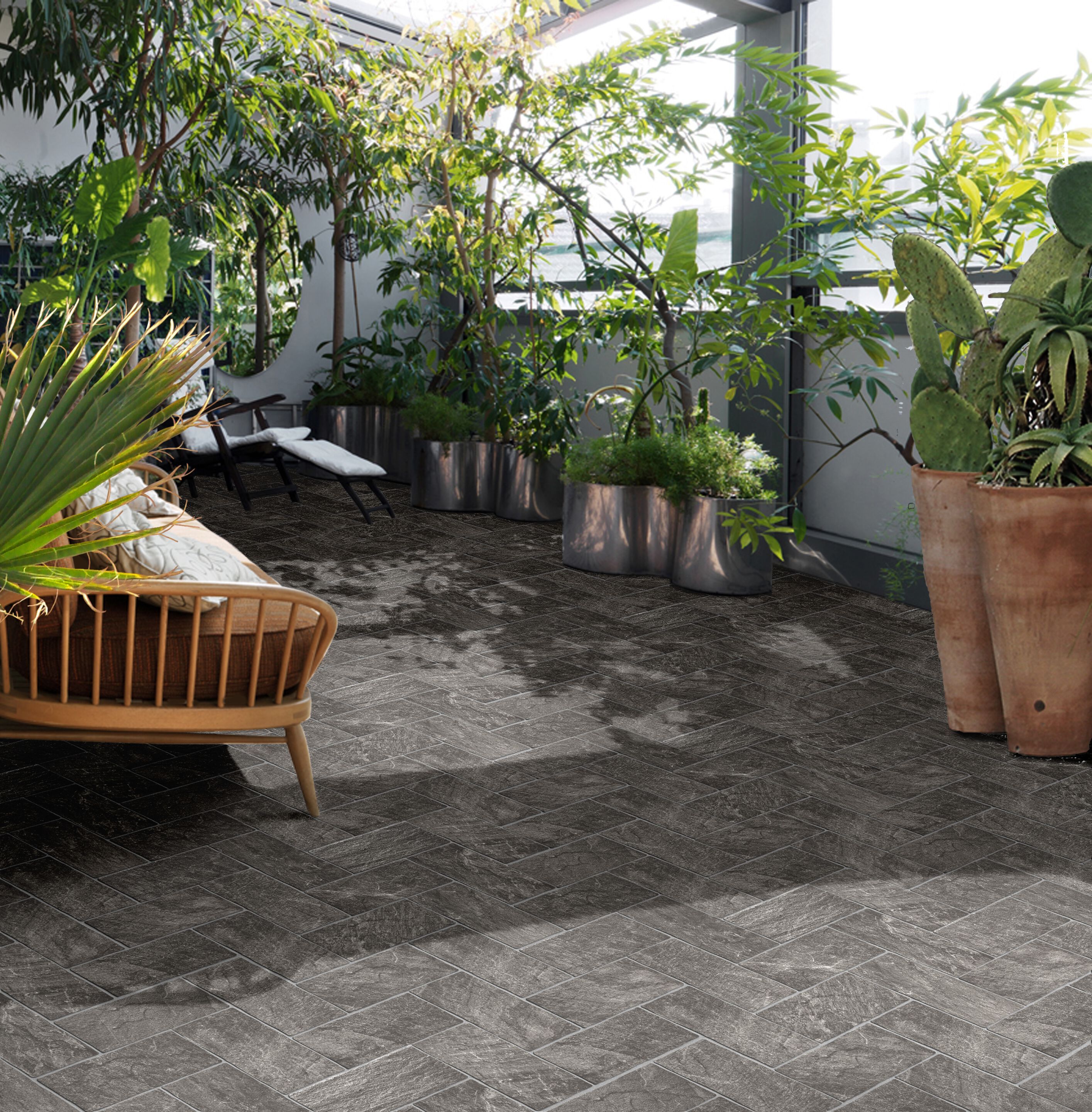 Пол / облицовка керамогранита с эффектом камня KERADOM NATIVA ARCH-00102493 - Вид №17