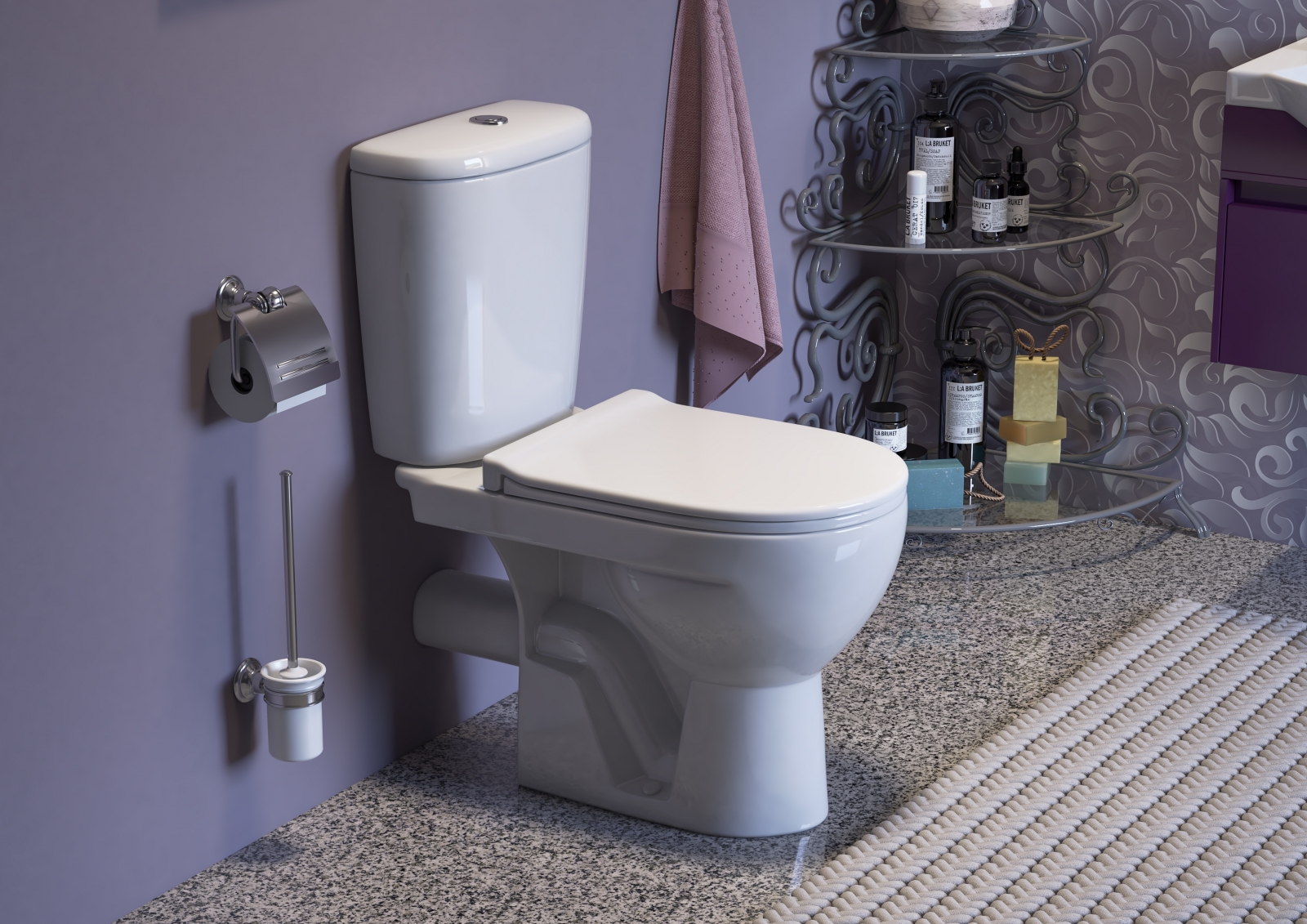 Галант Компакт унитаз с бачком Белый KIROVIT Галант Россия - Вид №1