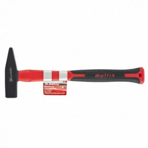 Молоток слесарный 800г Оptimal квадратный боек, фиберглассовая обрезиненная рукоятка МATRIX