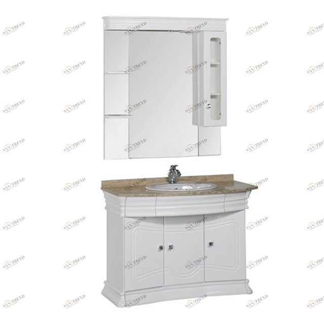 Комплект мебели Aquanet Греция 110 белый/травертино 00171566