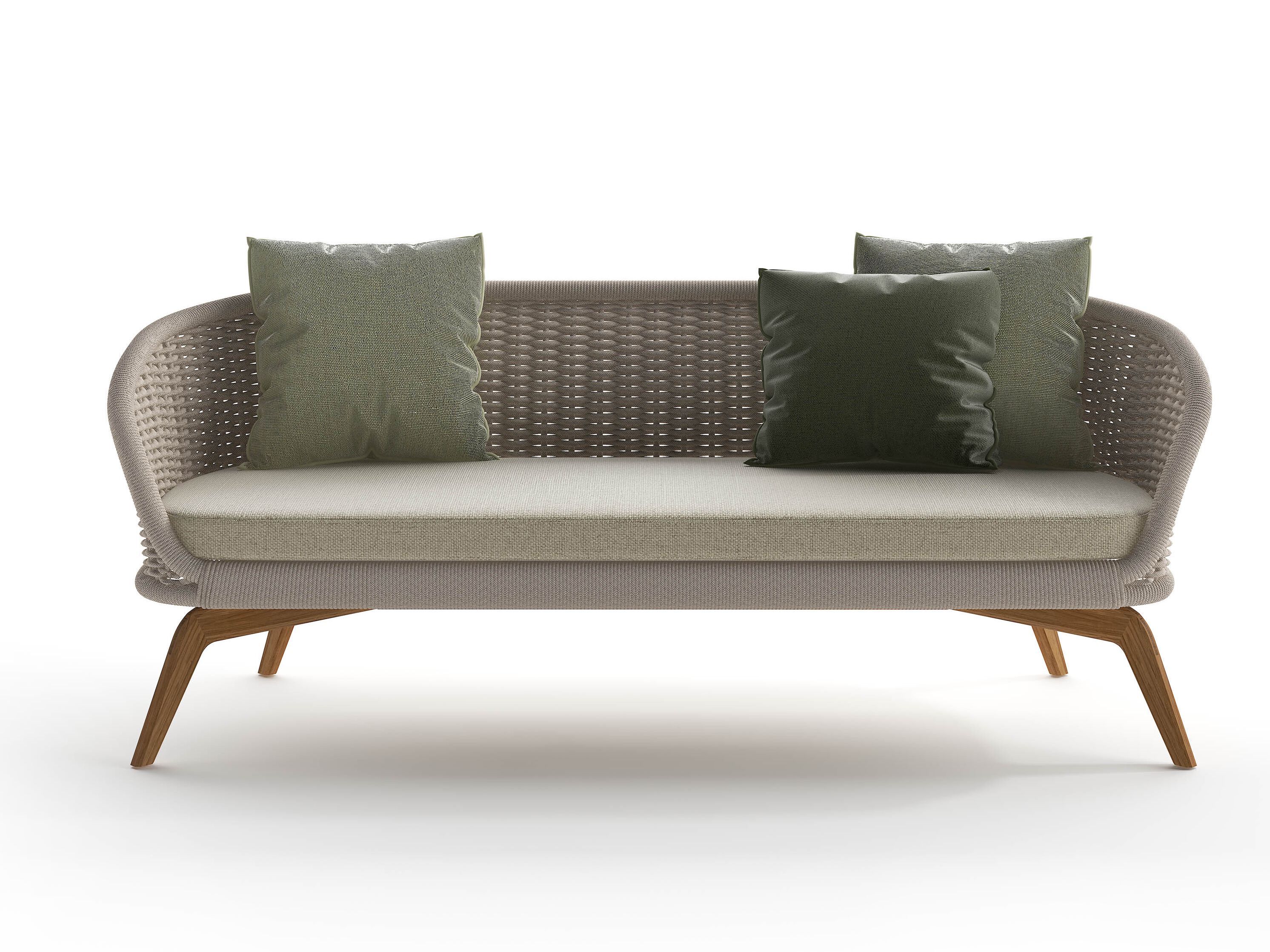 2-местный акриловый тканевый садовый диван Atmosphera Ludo ARCH-00047829