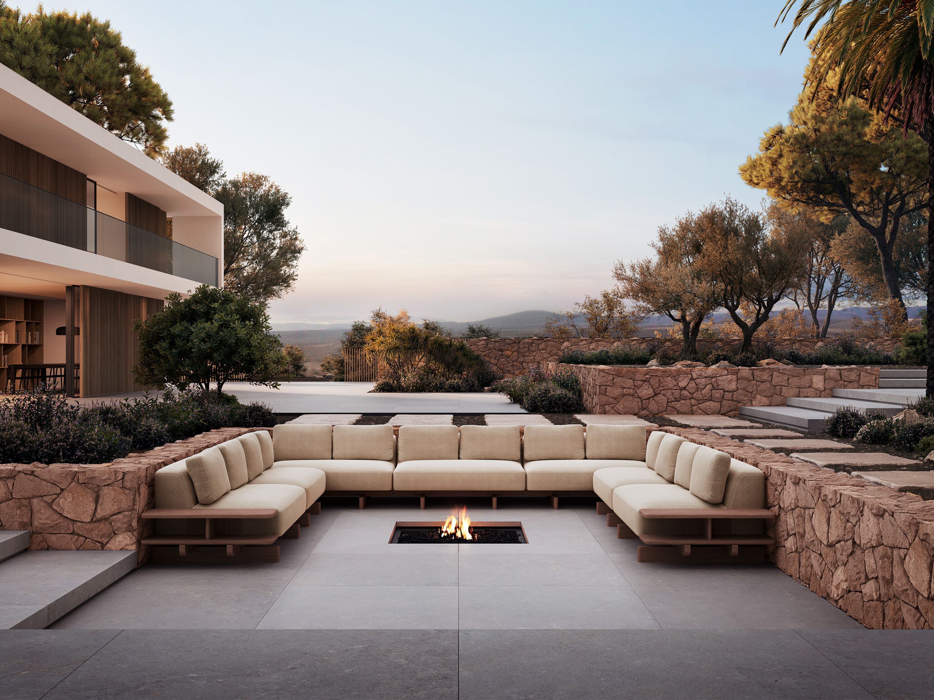 Тканевое садовое кресло Andreu World Nilo ARCH-00099398 - Вид №2