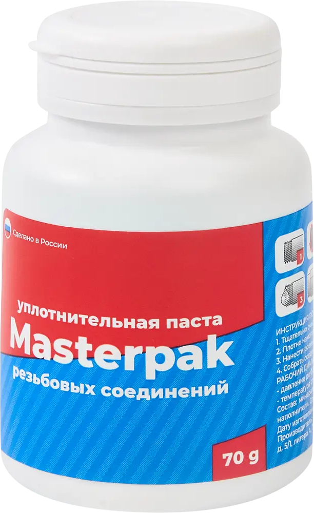 87672838 Паста уплотнительная Masterpak для воды 70 г STLM-0074783