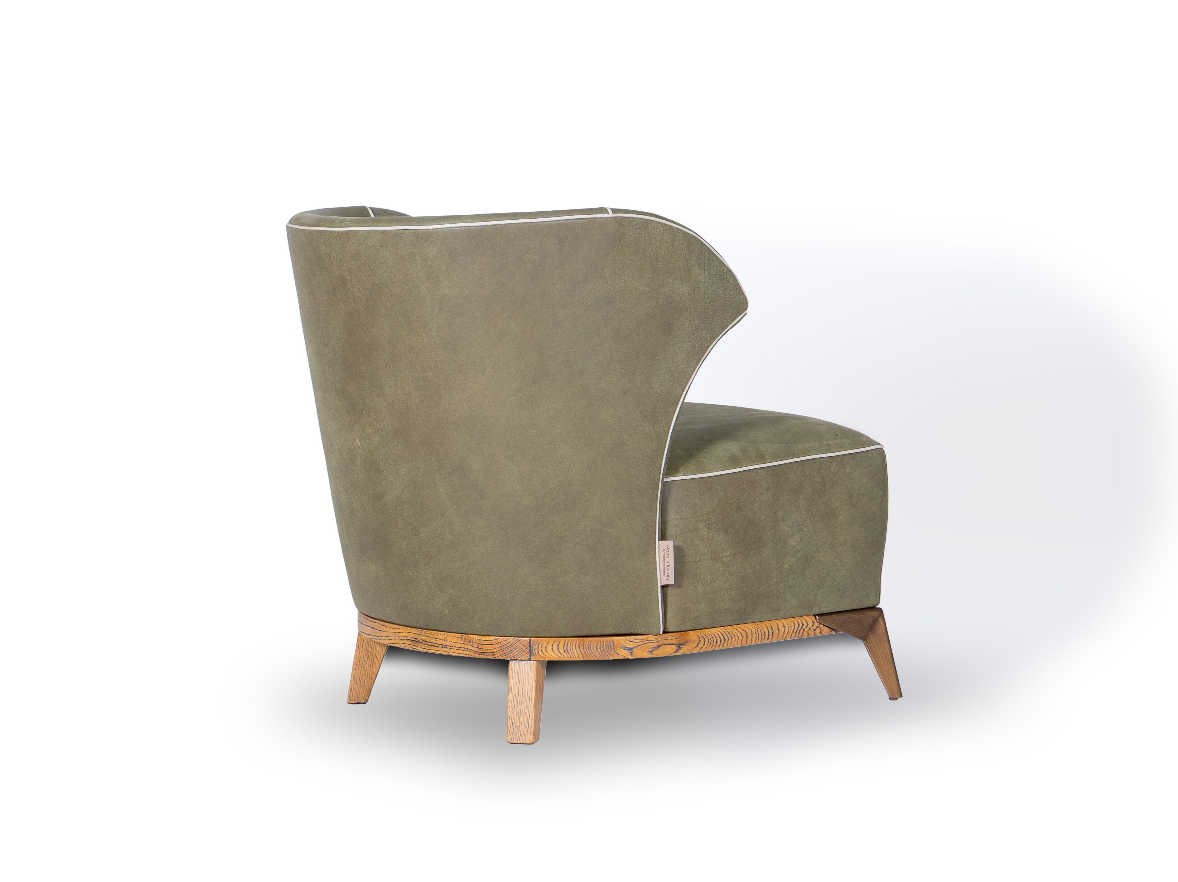 Дикий кожаный стул Mantellassi 1926 Agostina ARCH-00040728 - Вид №3