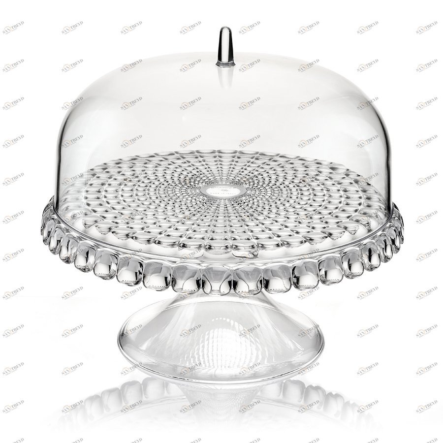Тортовница круглая 30 см прозрачная Tiffany S GUZZINI  00-3869980 Прозрачный 