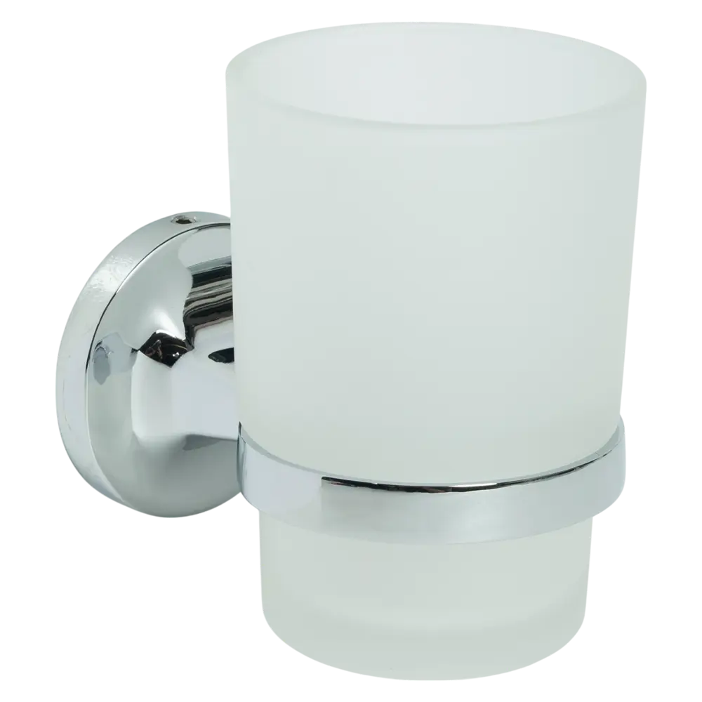 VIDAGE Ангарка — подвесной стакан для щеток из стекла хром 89384606 STLM-1571778