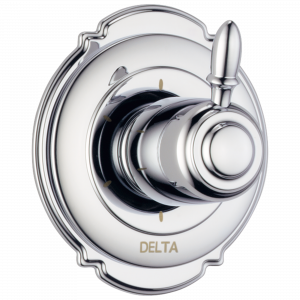 T11955 3-портовая переключающая накладка с 6 позициями Delta Faucet Victorian Хром