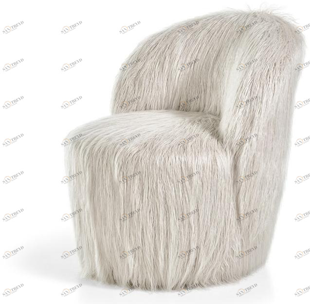 Sicis Вращающееся кресло из меха sun-id-1369366
