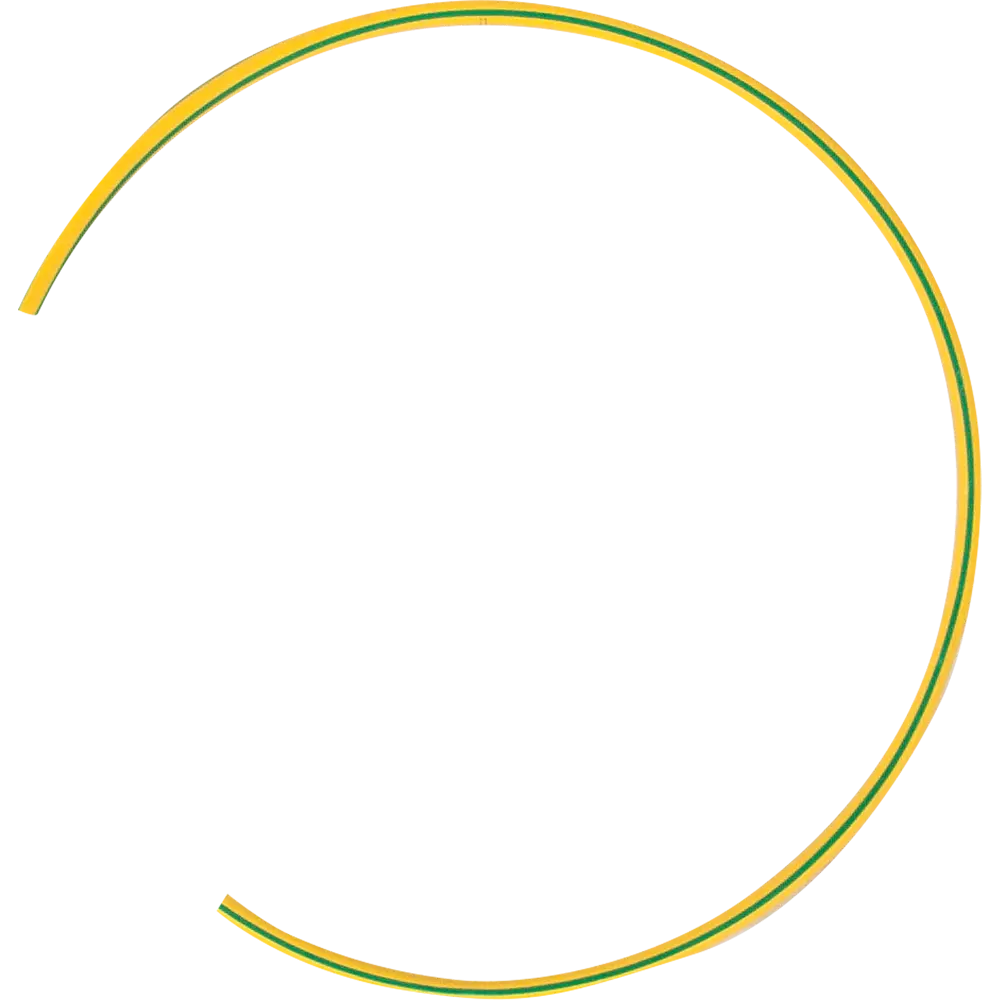 Термоусадочная трубка SKYBEAM для изоляции проводов 4 мм желто-зеленая 82496393 STLM-1108452 - Вид №1