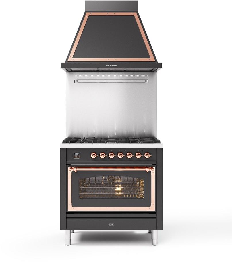 Ilve Отдельностоящая стальная кухня Nostalgie P09n Santreyd - Вид №2