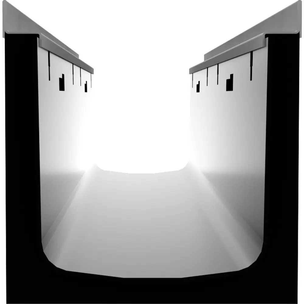 Канал пластиковый Super DN150 1000х199х203,5 мм GIDROLICA STLM-2206796 - Вид №2