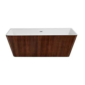 Ванна акриловая отдельностоящая Brown Wood Lagard VELA